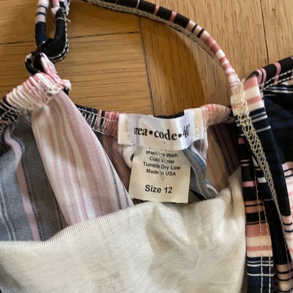 NWT Area Code 407 Gaucho Romper girls size 12 Adorable!! - Picture 5 of 5